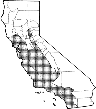 Ornate Shrew Range Map