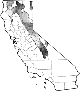 Water Shrew Range Map