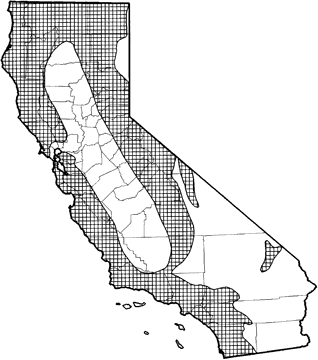 Long-legged Myotis Range Map