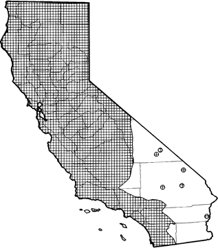 Hoary Bat Range Map