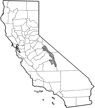 Alpine Chipmunk Range Map