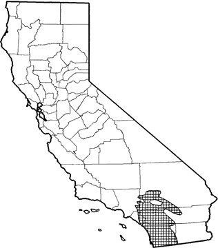 San Diego Pocket Mouse Range Map