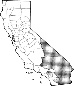 Merriam's Kangaroo Rat Range Map